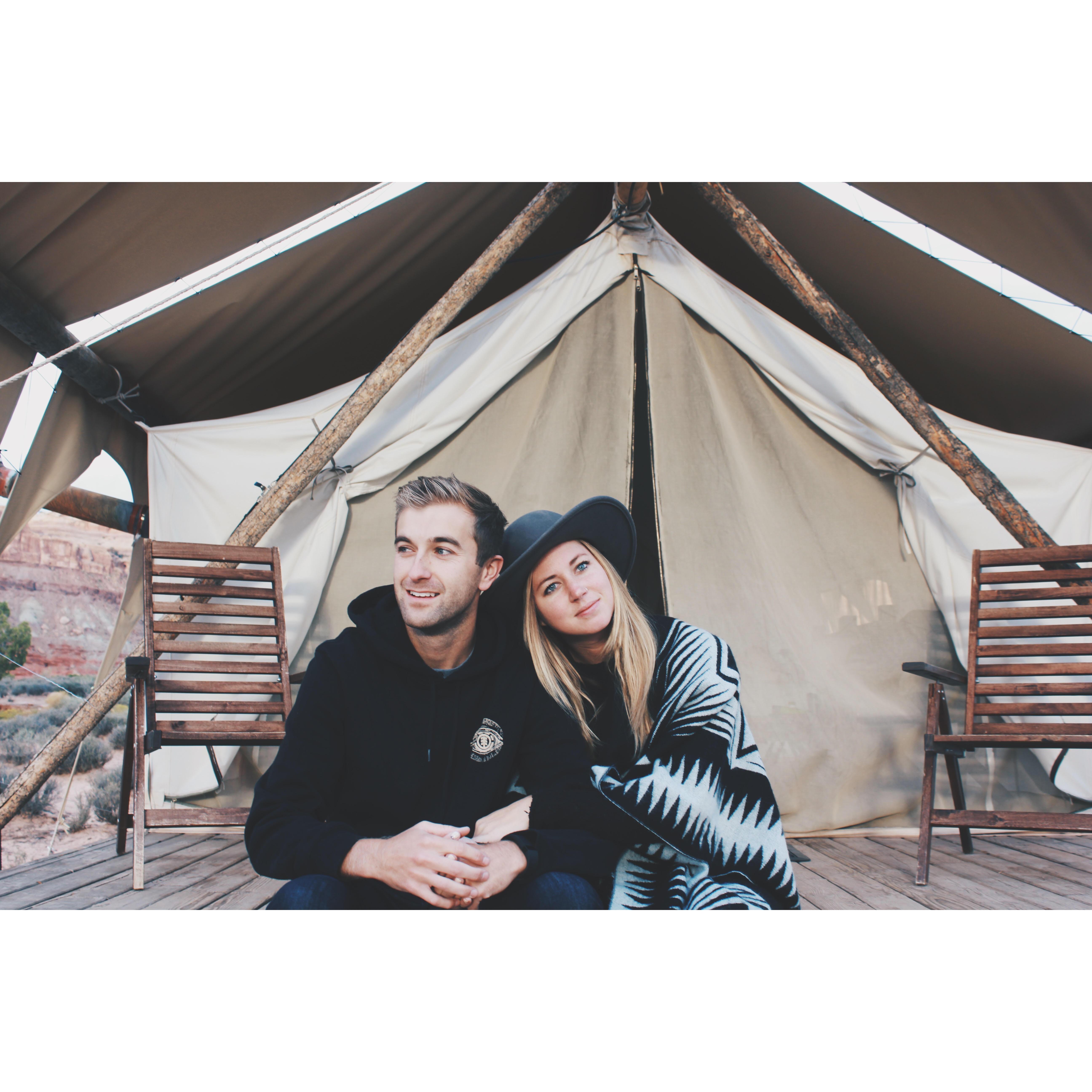 glamping in moab
