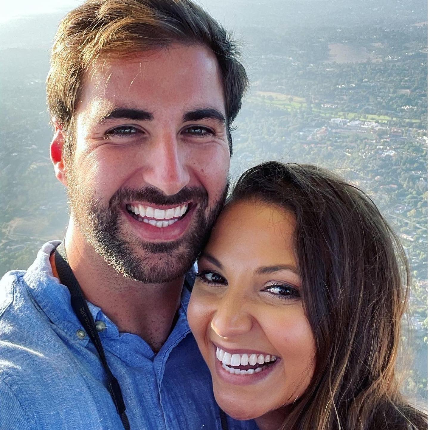 Up in the sky in a hot air balloon