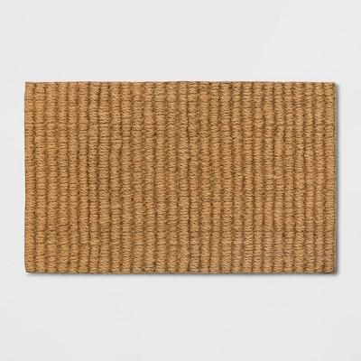 1'6" x 2'6" Door Mat Beige - Threshold™