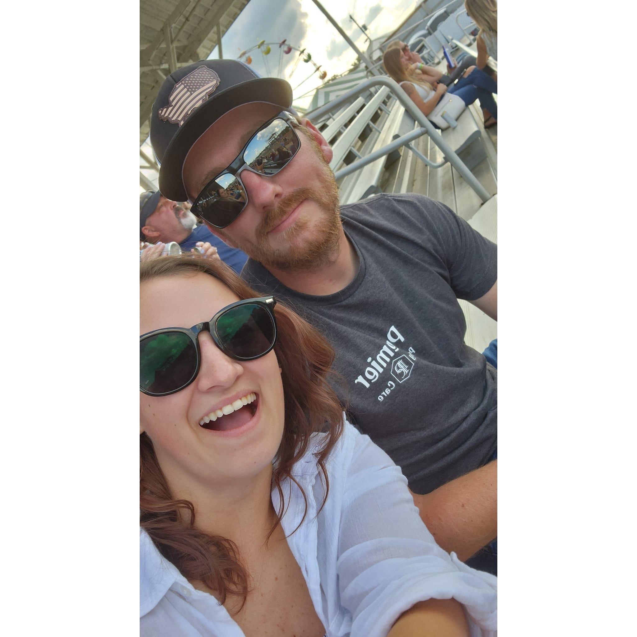 Lee Brice concert. Our song is "Rumor"