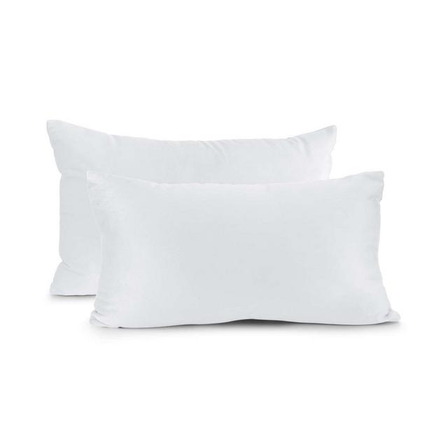 Nestl Elegant Velvet Removeable Cover 2-Pack Decorative Pillows, 12" x 20"