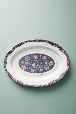 Liberty for Anthropologie Mabelle Floral Platter