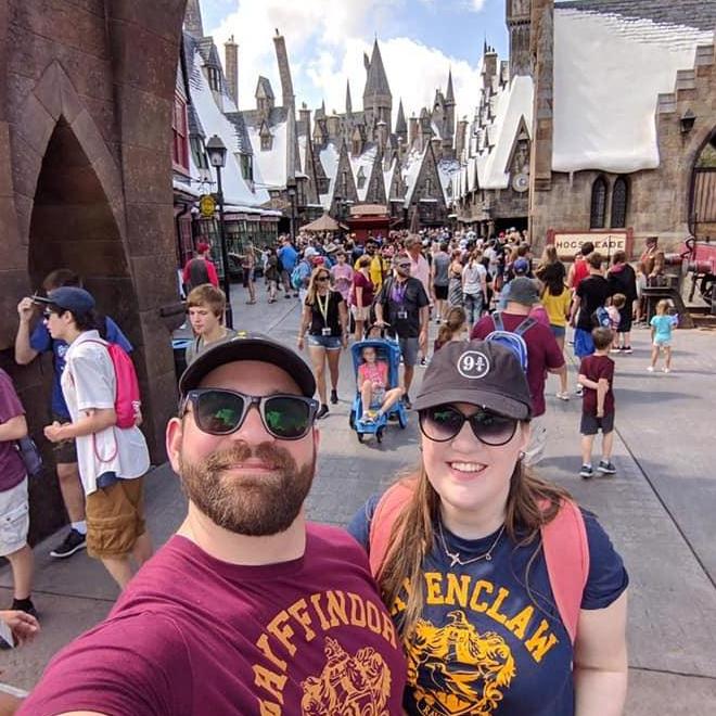 About half an hour before we got engaged!