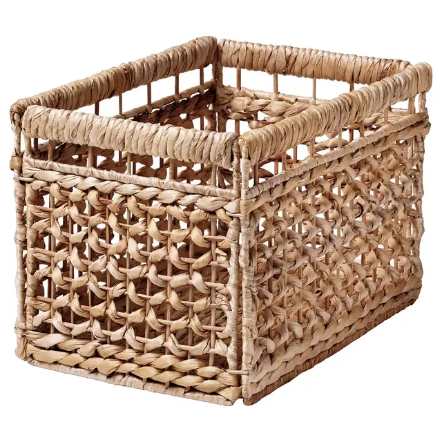 TÄTING Basket, banana leaves/natural13 ¾x9 ¾x9 ¾ "