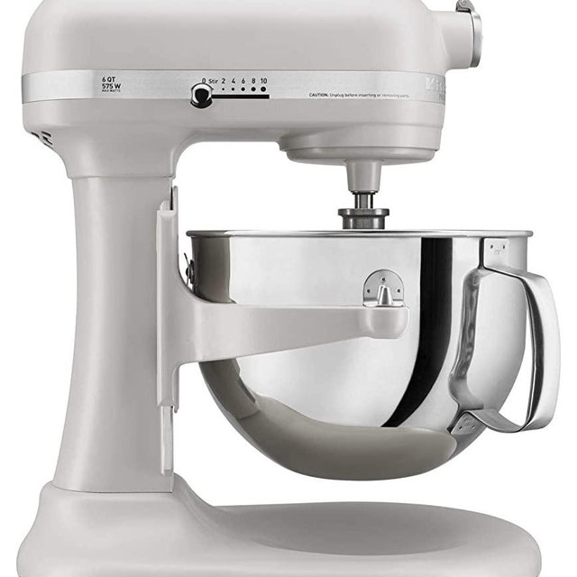 KitchenAid KP26M1XMH 6 Qt. Professional 600 Series Bowl-Lift Stand Mixer - Milkshake Color