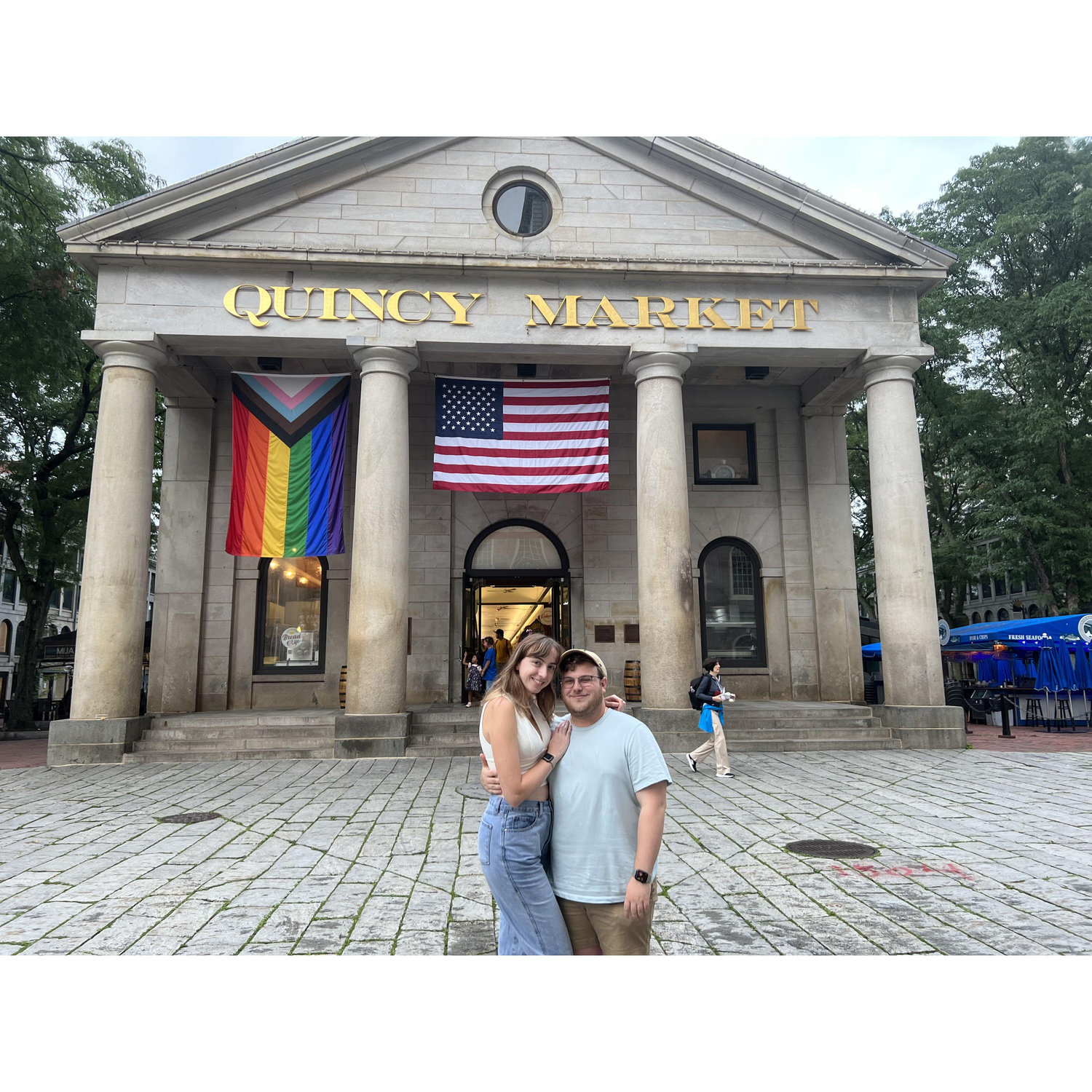 In July 2023, we took our first trip together to Boston, MA.