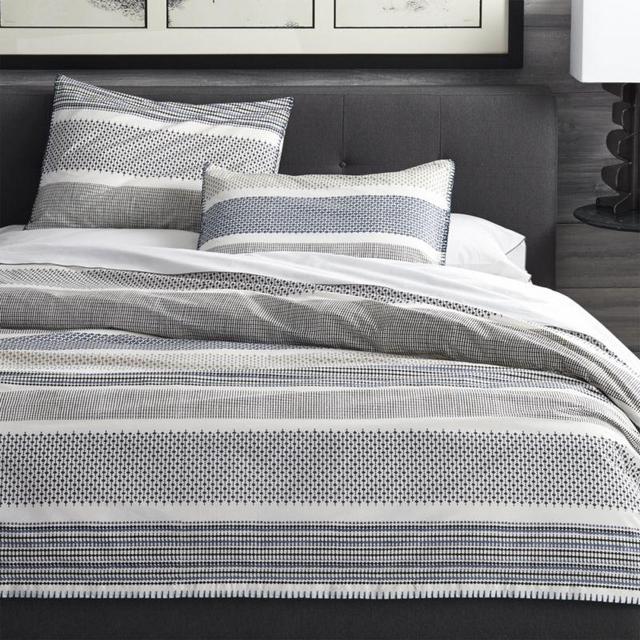 Medina Full/Queen Geometric Duvet Cover