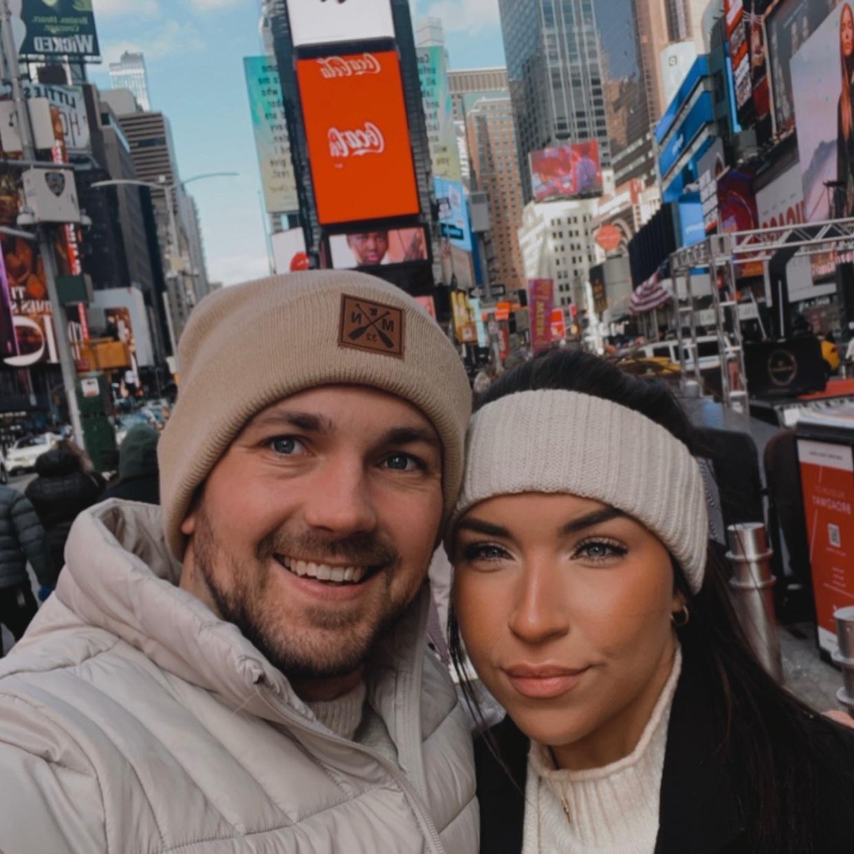 Of course we had to get a picture in Times Square!