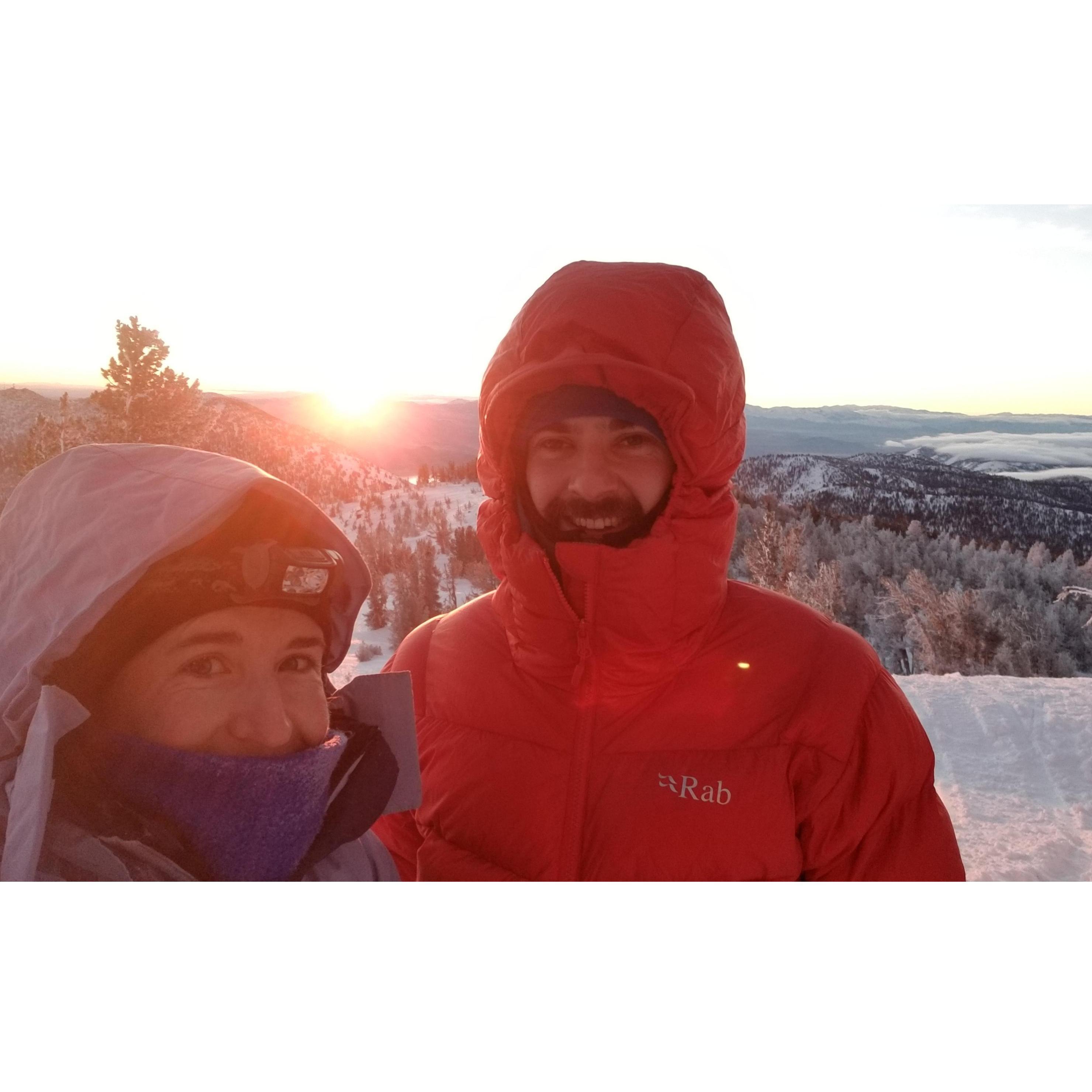 Starting a new tradition of enjoying sunrise on New Year's Day