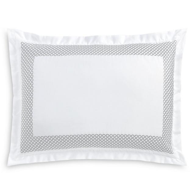 Hudson Park Collection Embroidered Geo King Sham - 100% Exclusive