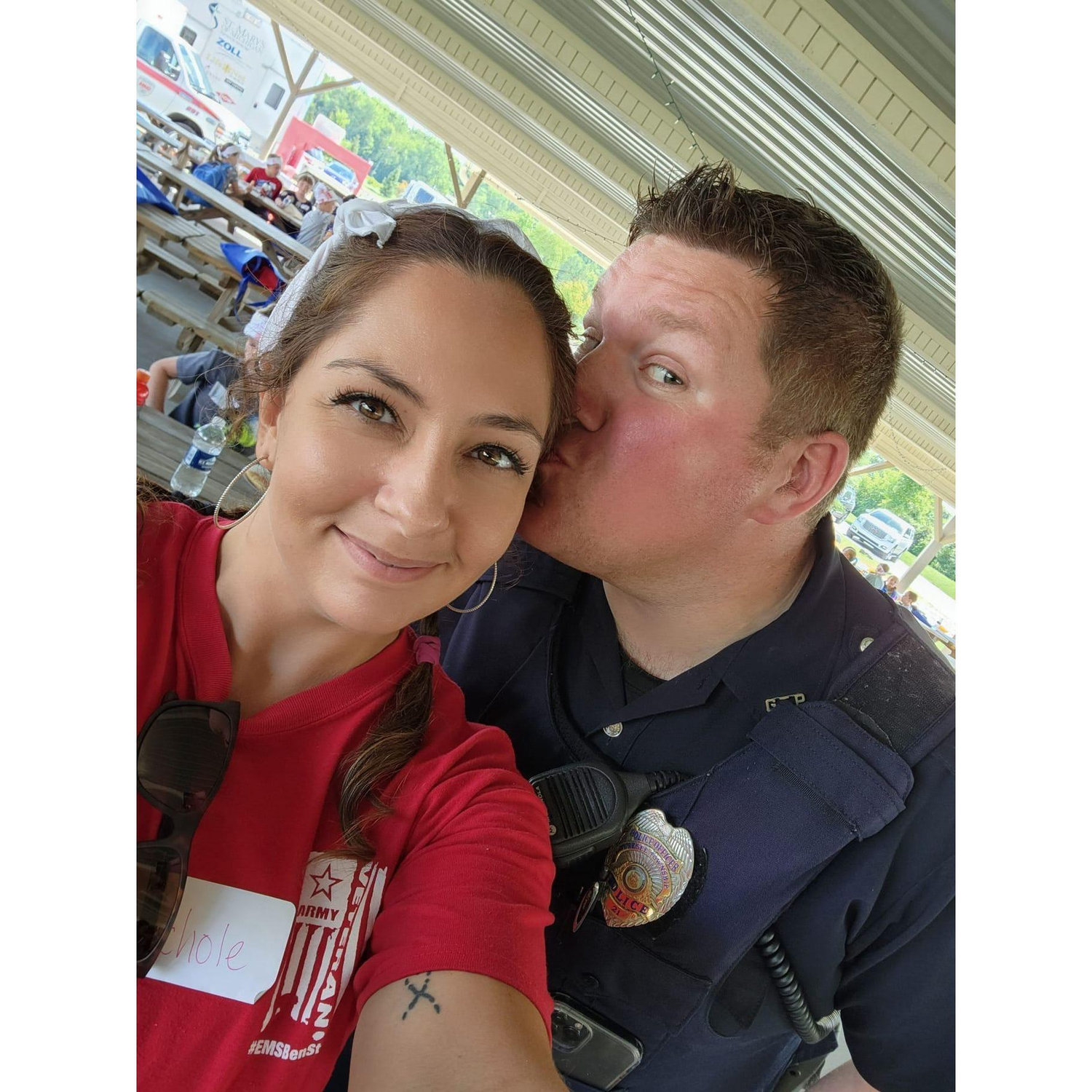 Just two first responders who fell in love.