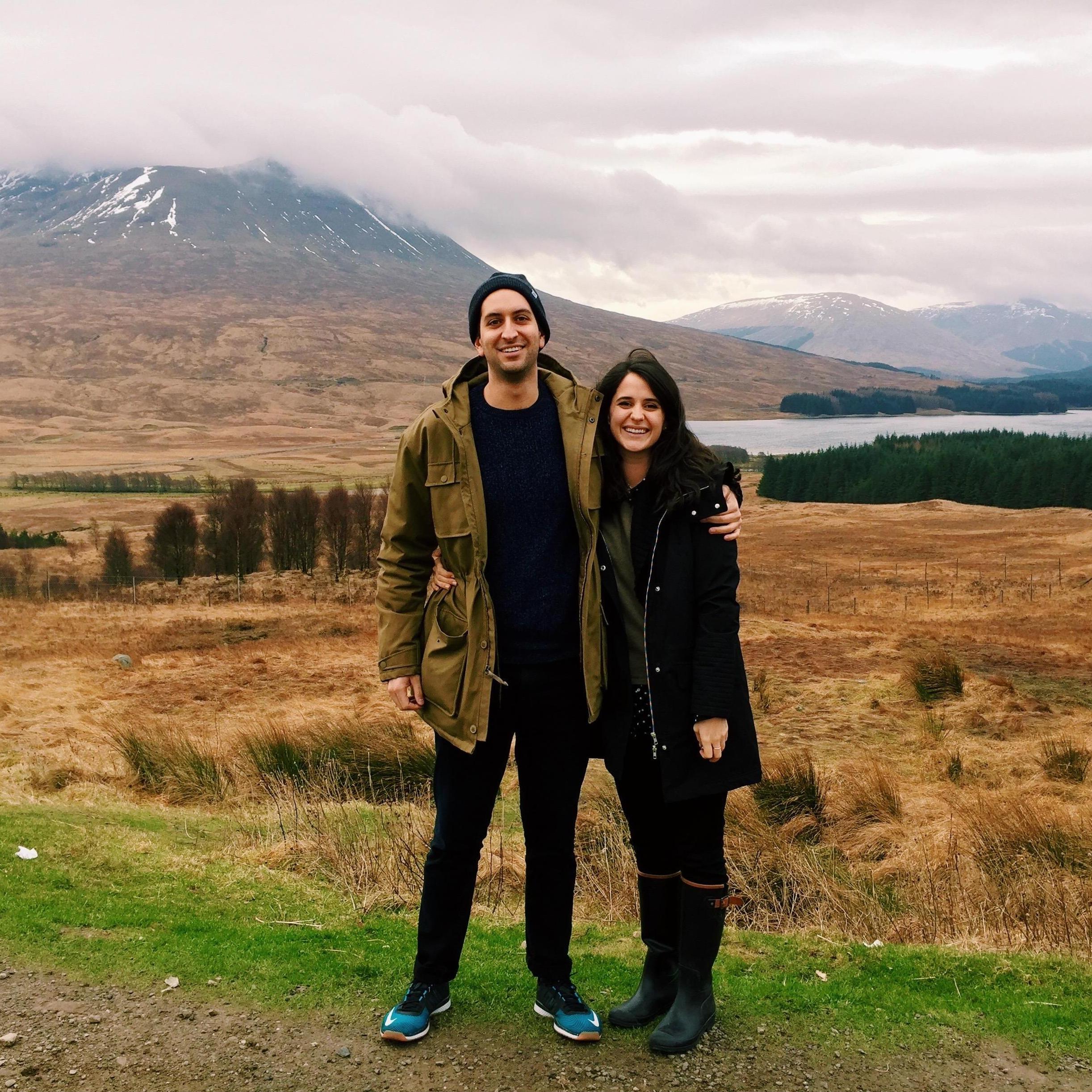 Rented a rental van to drive to the highlands in Glencoe, Scotland (Dec, 2016)