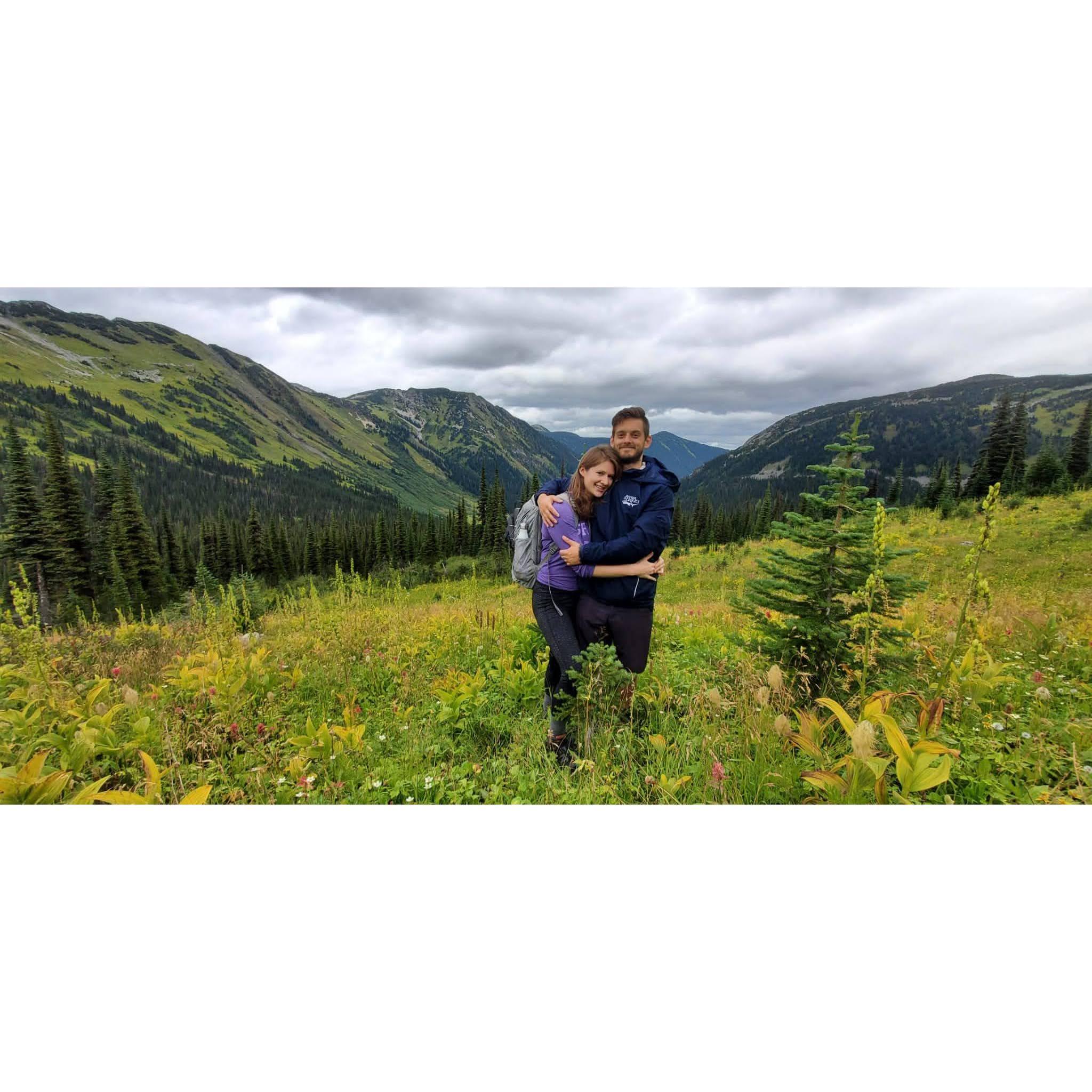 Hiking in the north. Evanoff Park, BC - September 2021.