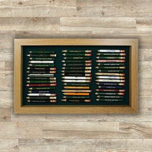 48 Golf Pencil Display Case - Oak