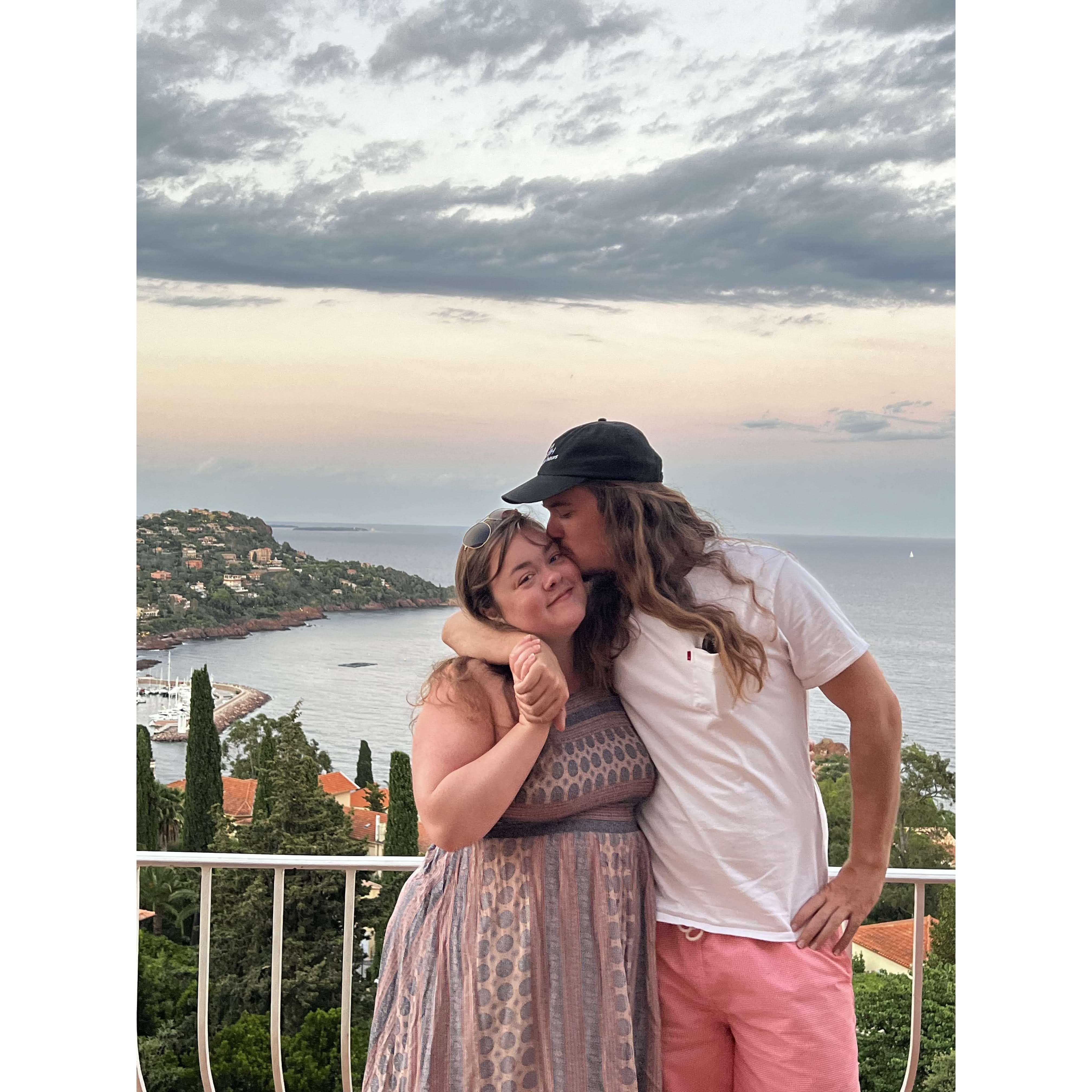 Sunset in the French Riviera... sunset is a huge inspiration for our wedding!
