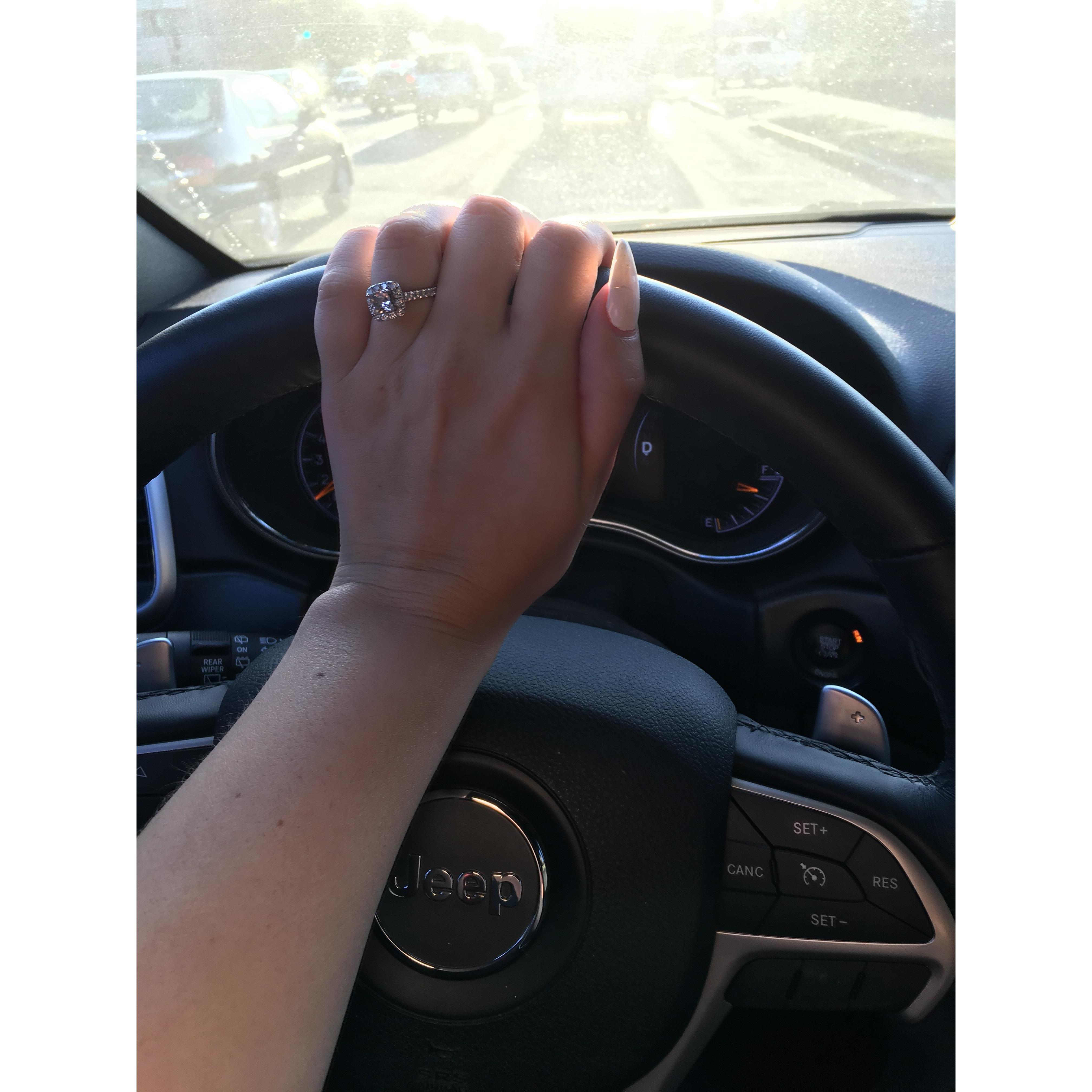 January 30,2016, He asked and I said YES!!!!!