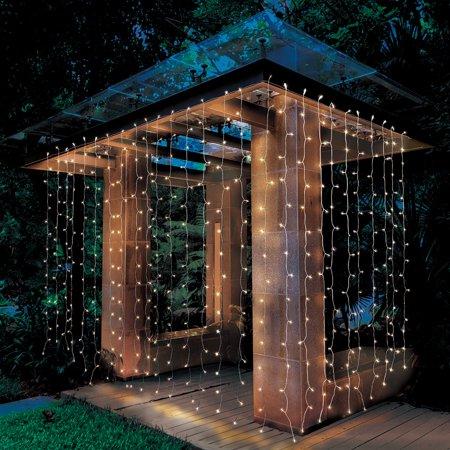 Better Homes & Gardens 16ft (8ftx2) LED Micro Curtain Light Set