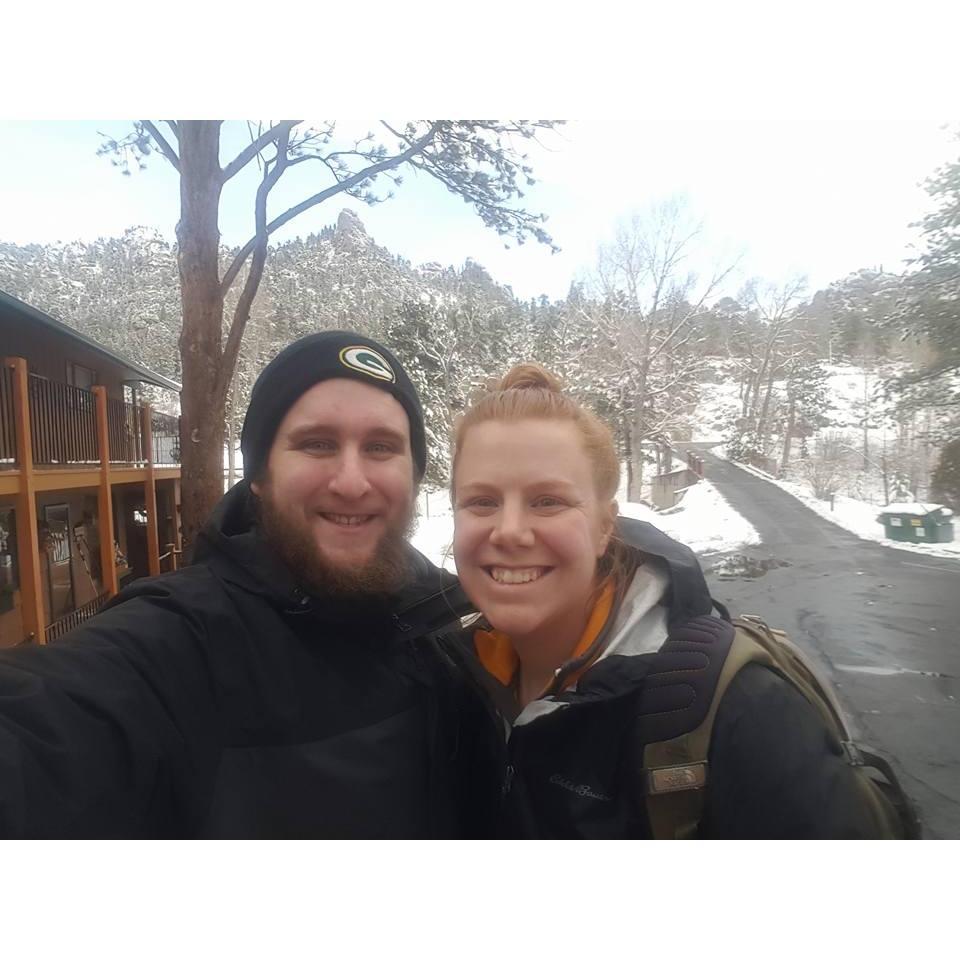 Our first cross country trip together! Estes Park, Colorado March, 2016! We love the Four Seasons Inn and Rocky Mountains National Park.