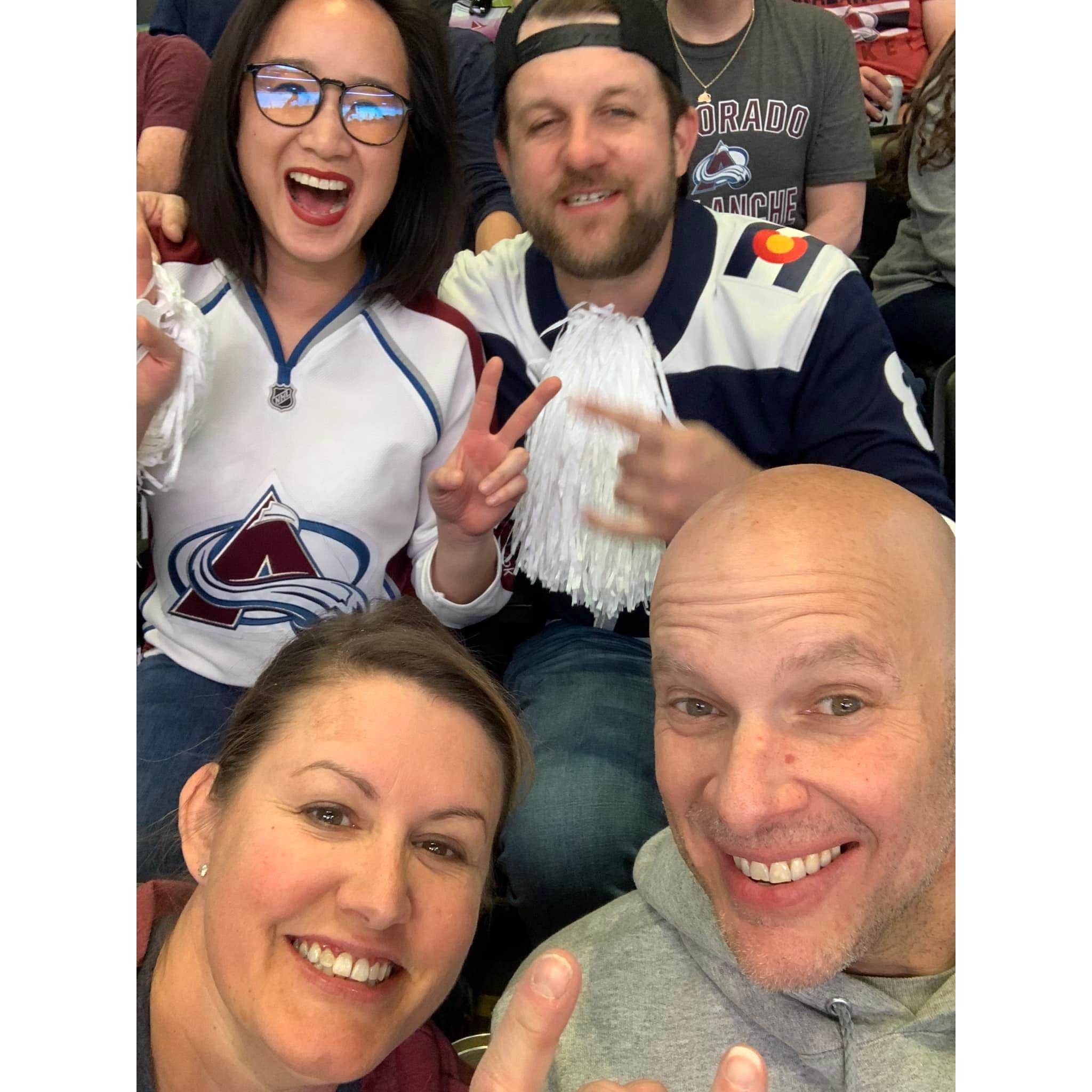 Colorado Avalanche playoff game - My first Av's game ever