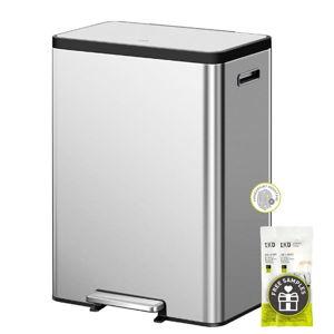36L+24L Dual Trash Can with Recycle Bin
