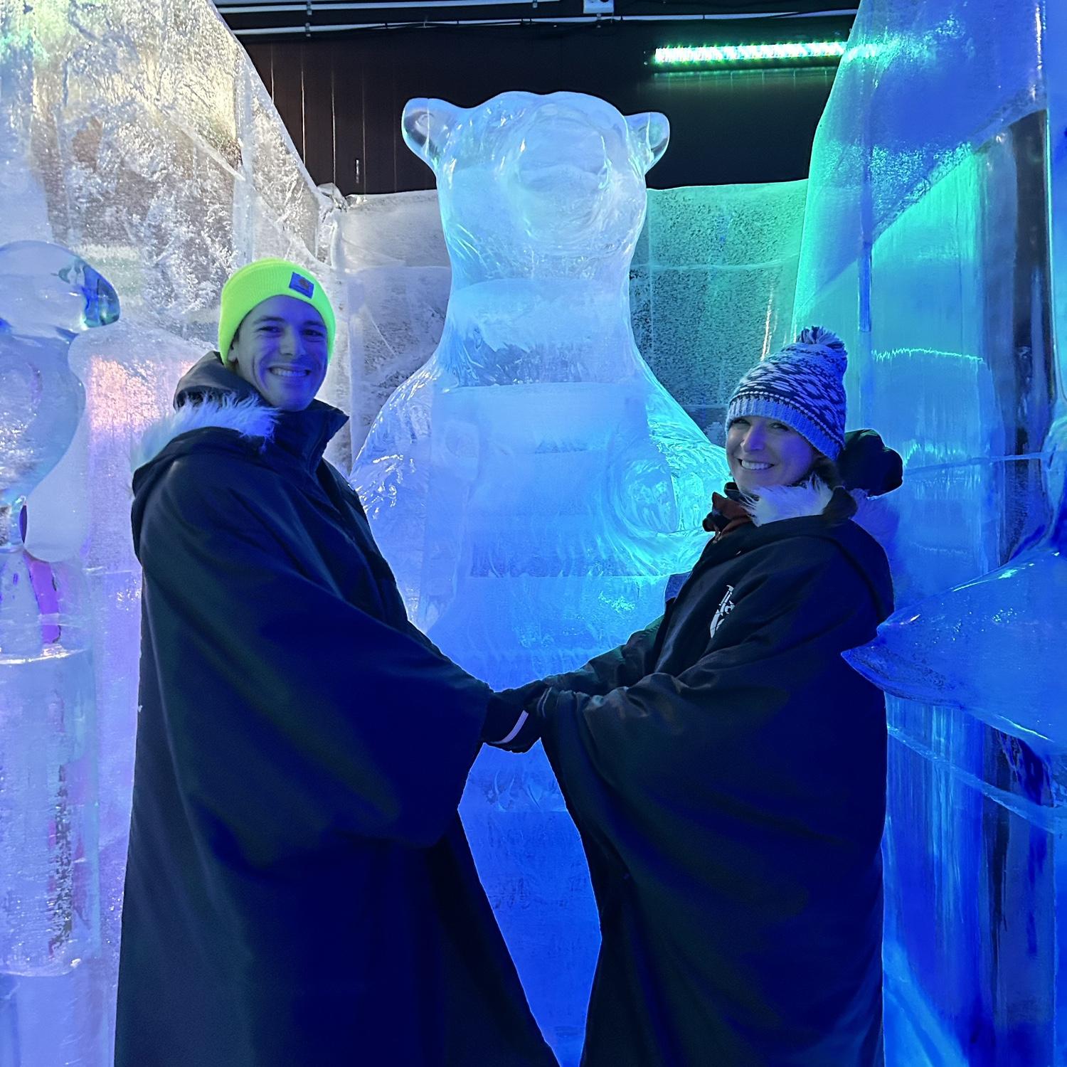 This ice bear in Trømso was eager to officiate the wedding but Kevin still had the ring in his pocket!