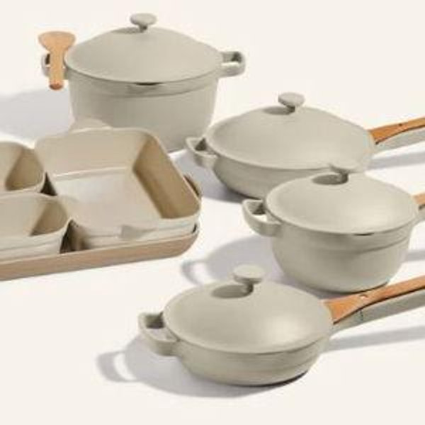Cookware + Bakeware Set - Color: Steam