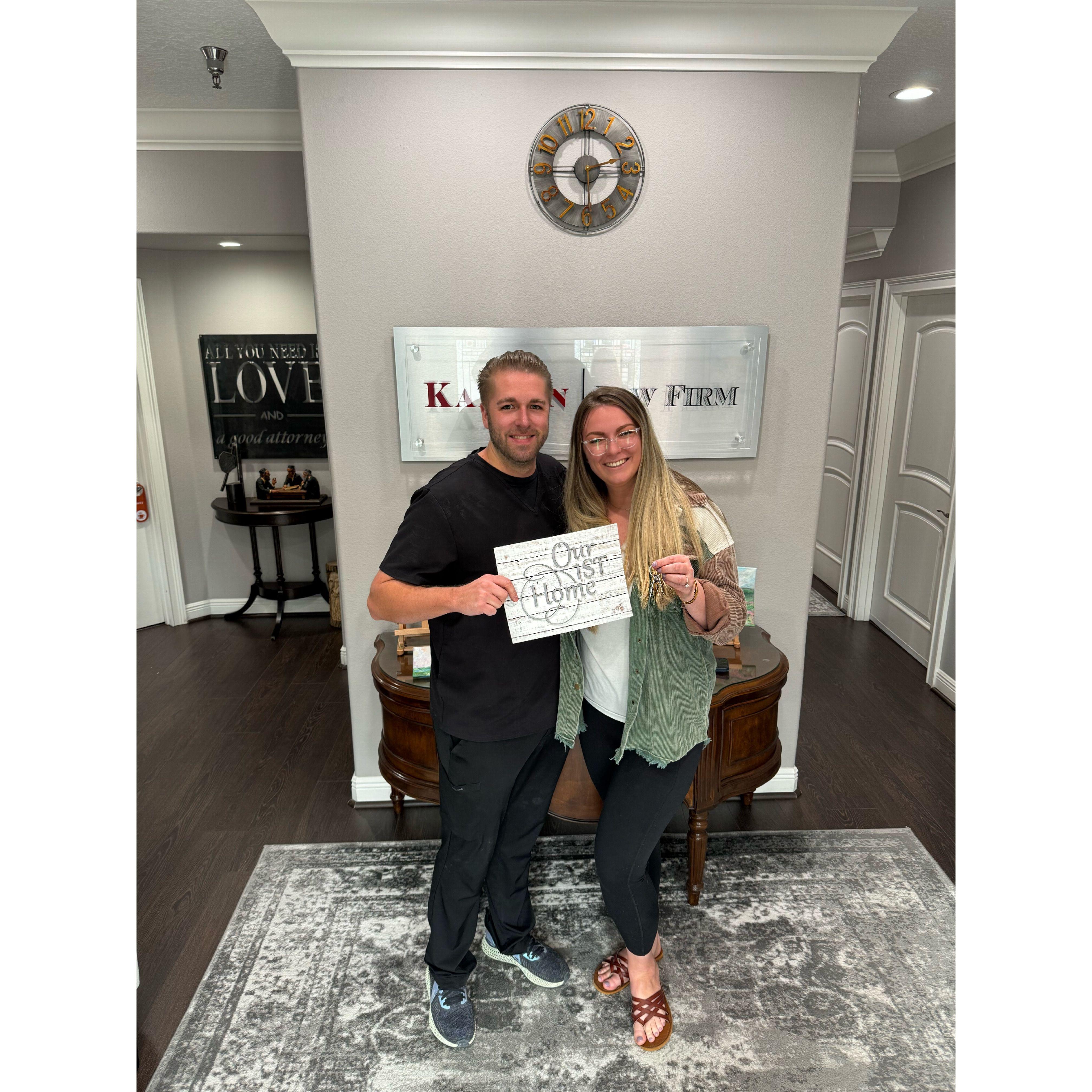 We bought our first house!!!