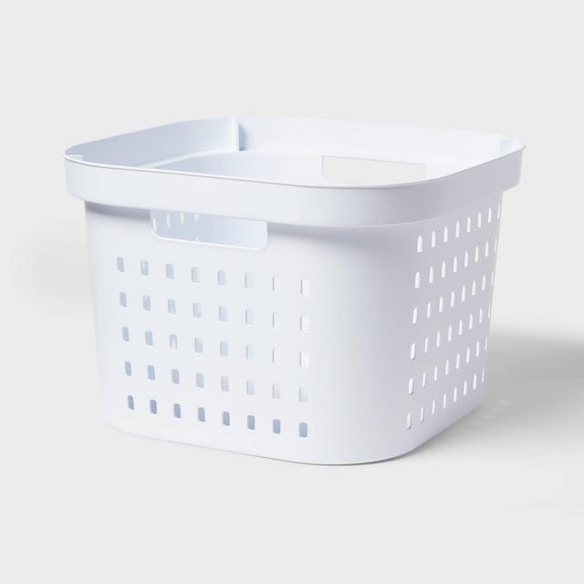 1.25bu Square Modern Laundry Basket Square - Brightroom™