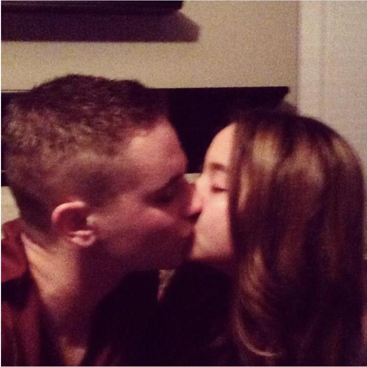 First New Year's together. Jan. 1, 2015