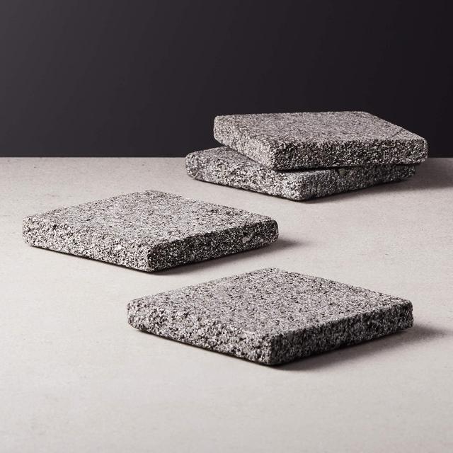 Loa Lava Stone Coasters Set of 4