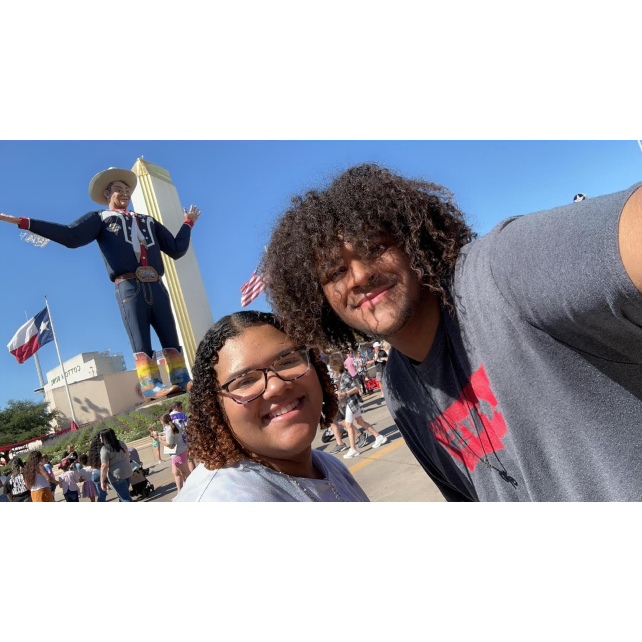 "Me and my brother at the state fair." - Alexis