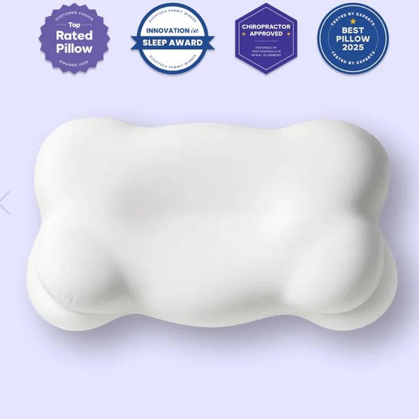 Mellow Cloud Align Pillow: CloudAlign™Memory Foam Pillow for Sleep Comfort
