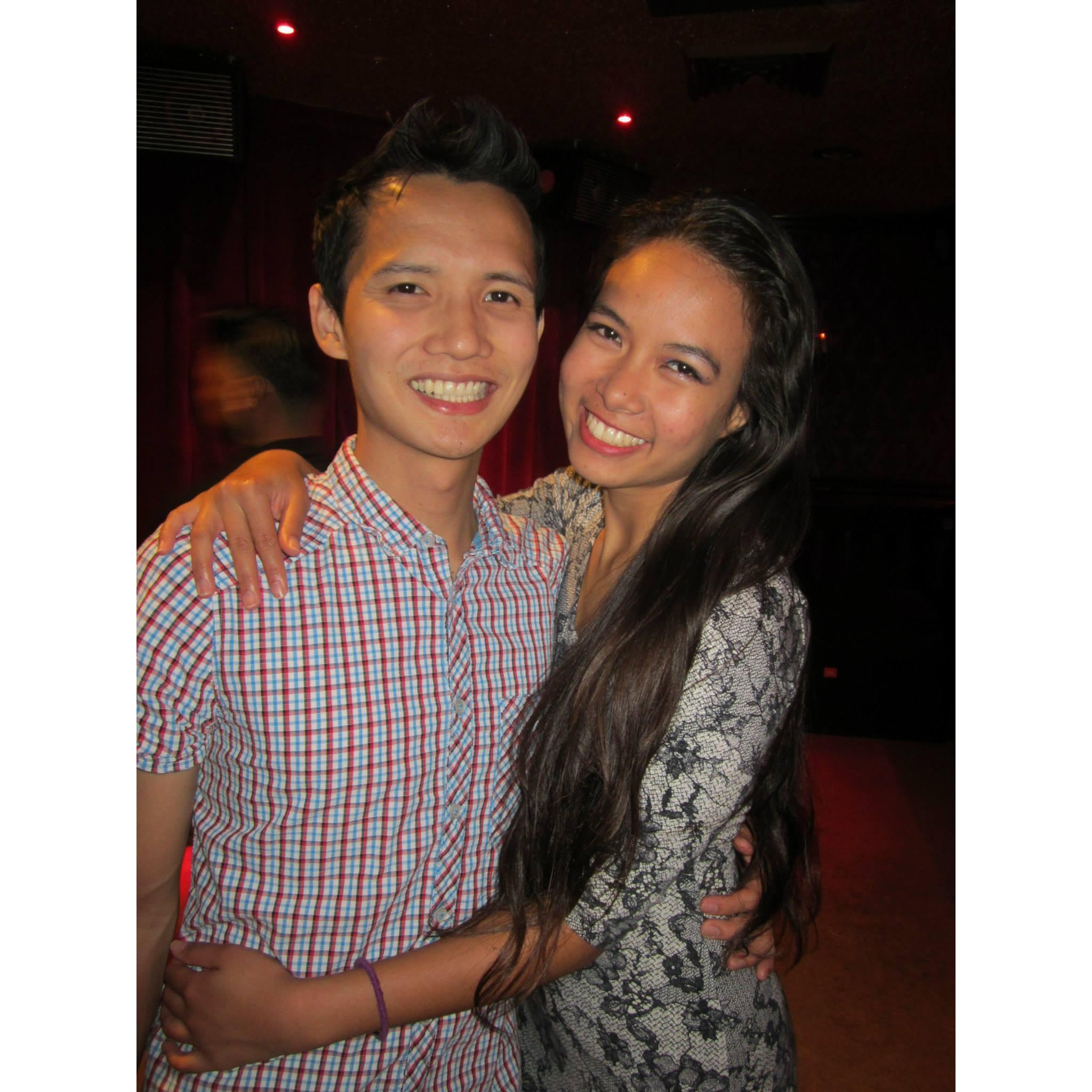 When we used to go clubbing all the time