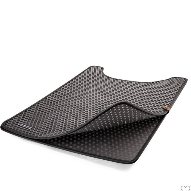 Whisker Litter-Robot LitterTrap Mat, Black