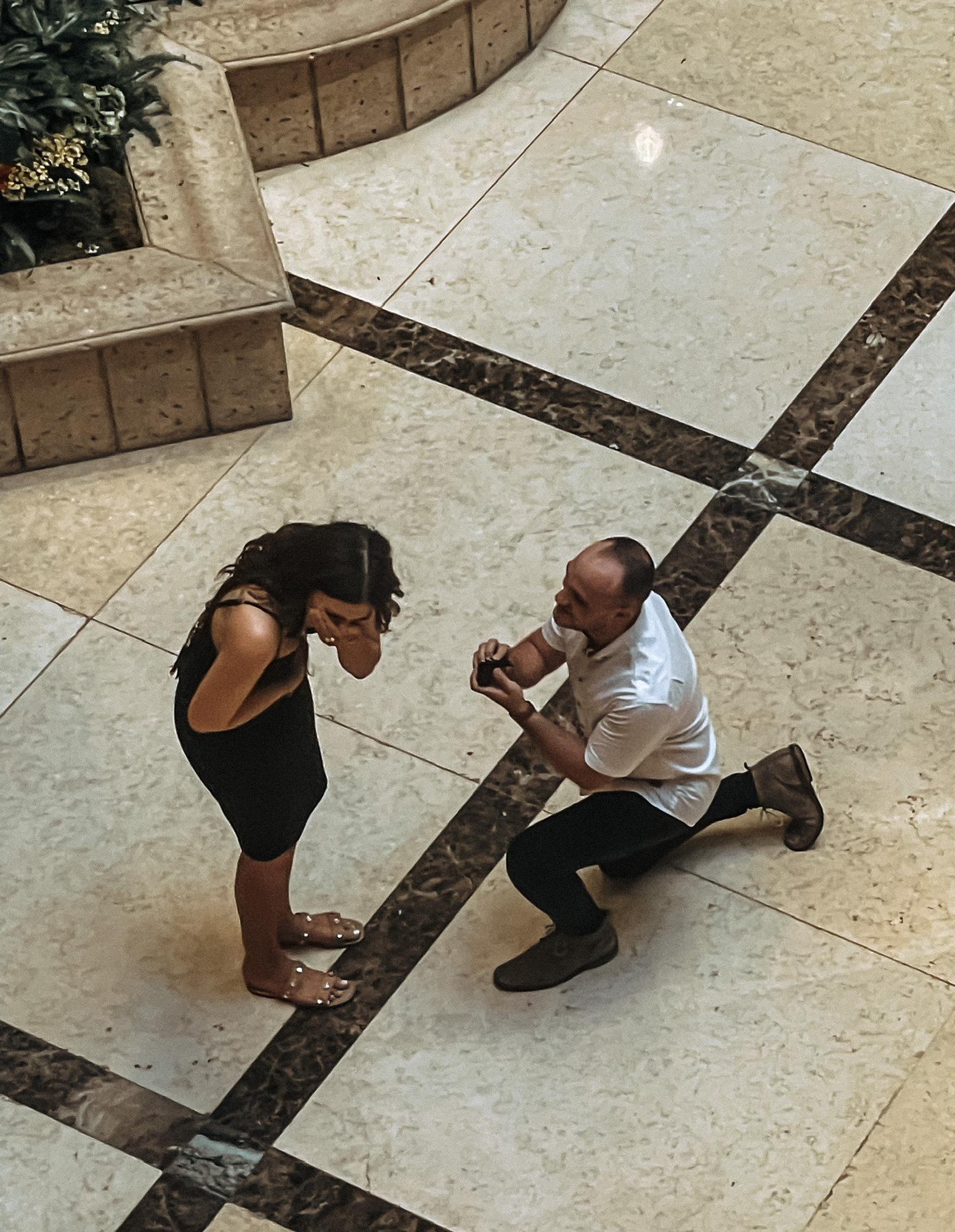 He asked, she said YES! Easiest yes in the world. 

#becomingbichler23