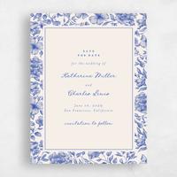 Blue Wedding Save the Date - Sogno Portrait