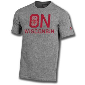 Under Armour On Wisconsin Iconic Tee (Gray)*