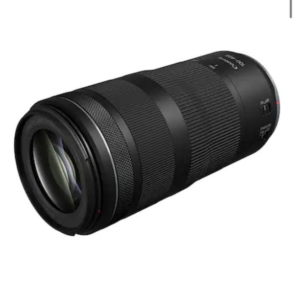 Canon - RF100-400mm F5.6-8 IS USM Telephoto Zoom Lens for EOS R-Series Cameras - Black