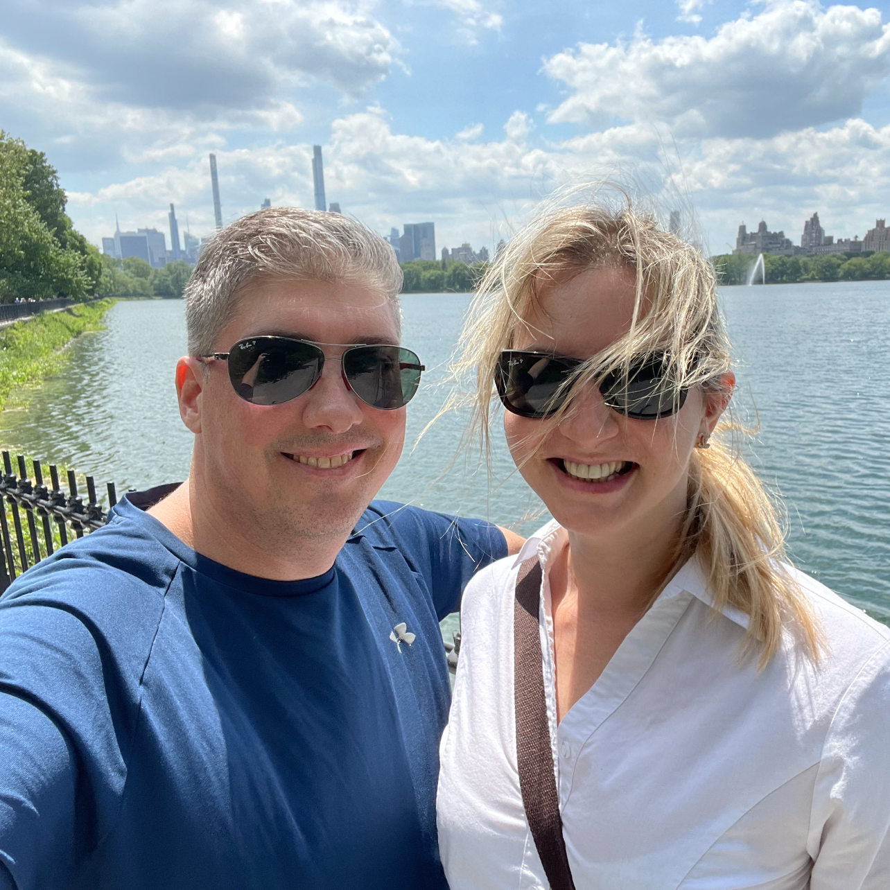We walk in Central Park almost every day, see you there?