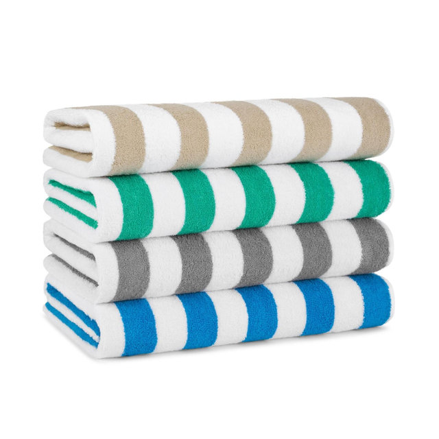 Arkwright Oversized California Beach Towels - Absorbent, Quick Drying, Ringspun Cotton Pool Towel, 30 x 70 in - Assorted