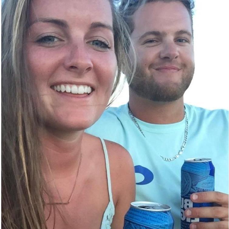 Kevin first told Lynnae he loved her as they watched the sunset and enjoyed a beer!