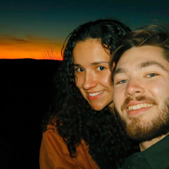 Our first photo together