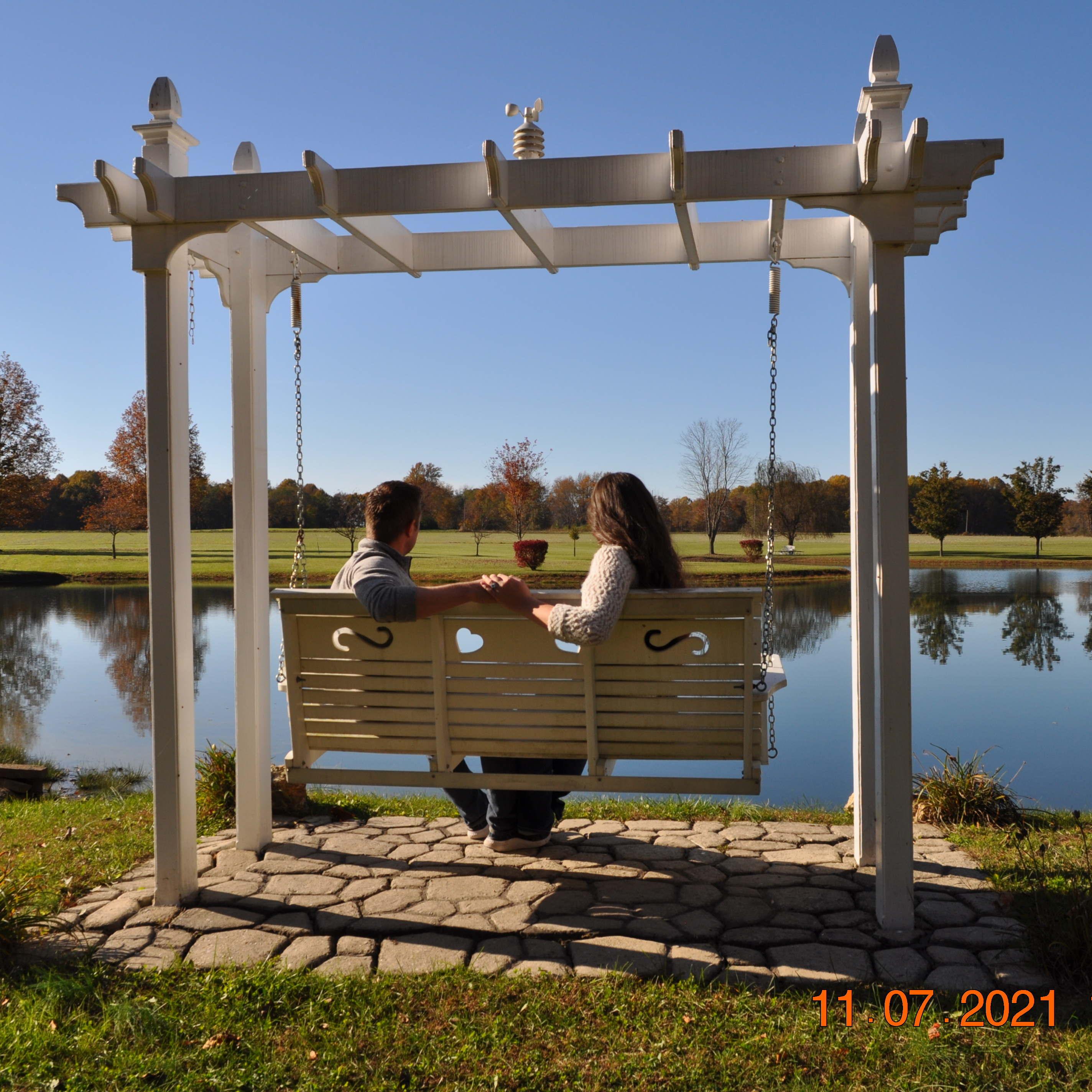 Engagement photo taken by Father of Groom, John Huff!