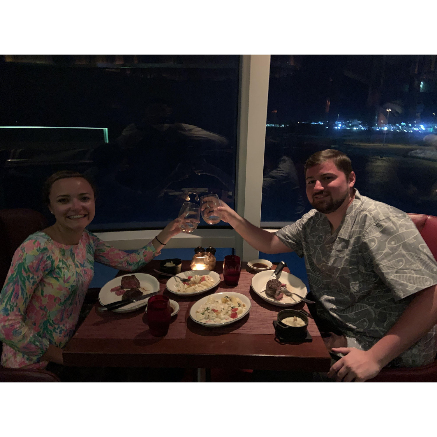 The celebratory dinner!
