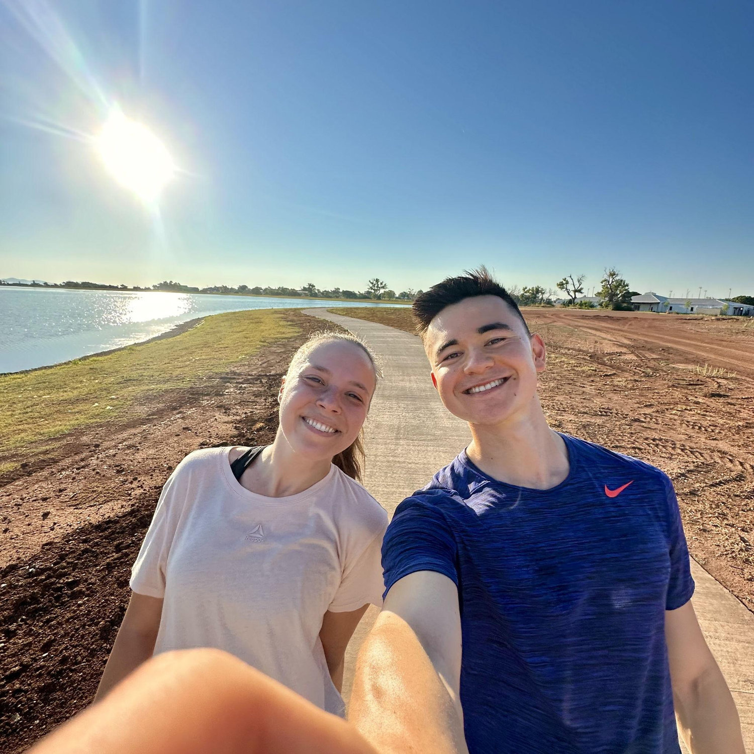 Early stages of marathon training & getting to know each other!