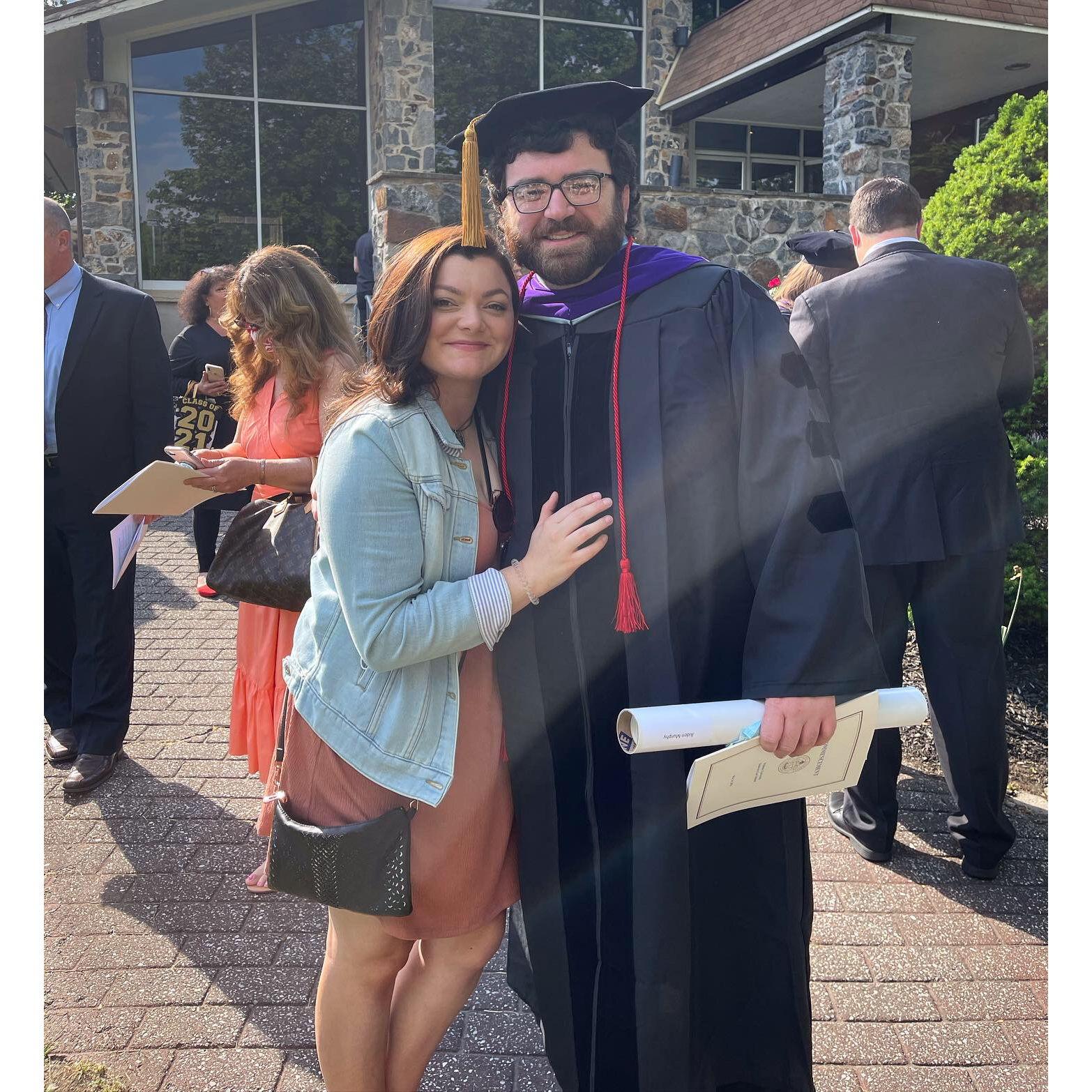 Cheering Aiden on when he graduated from law school