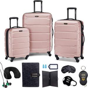 Samsonite Omni Hardside Nested Luggage - 3 piece set w/10pc accessory kit