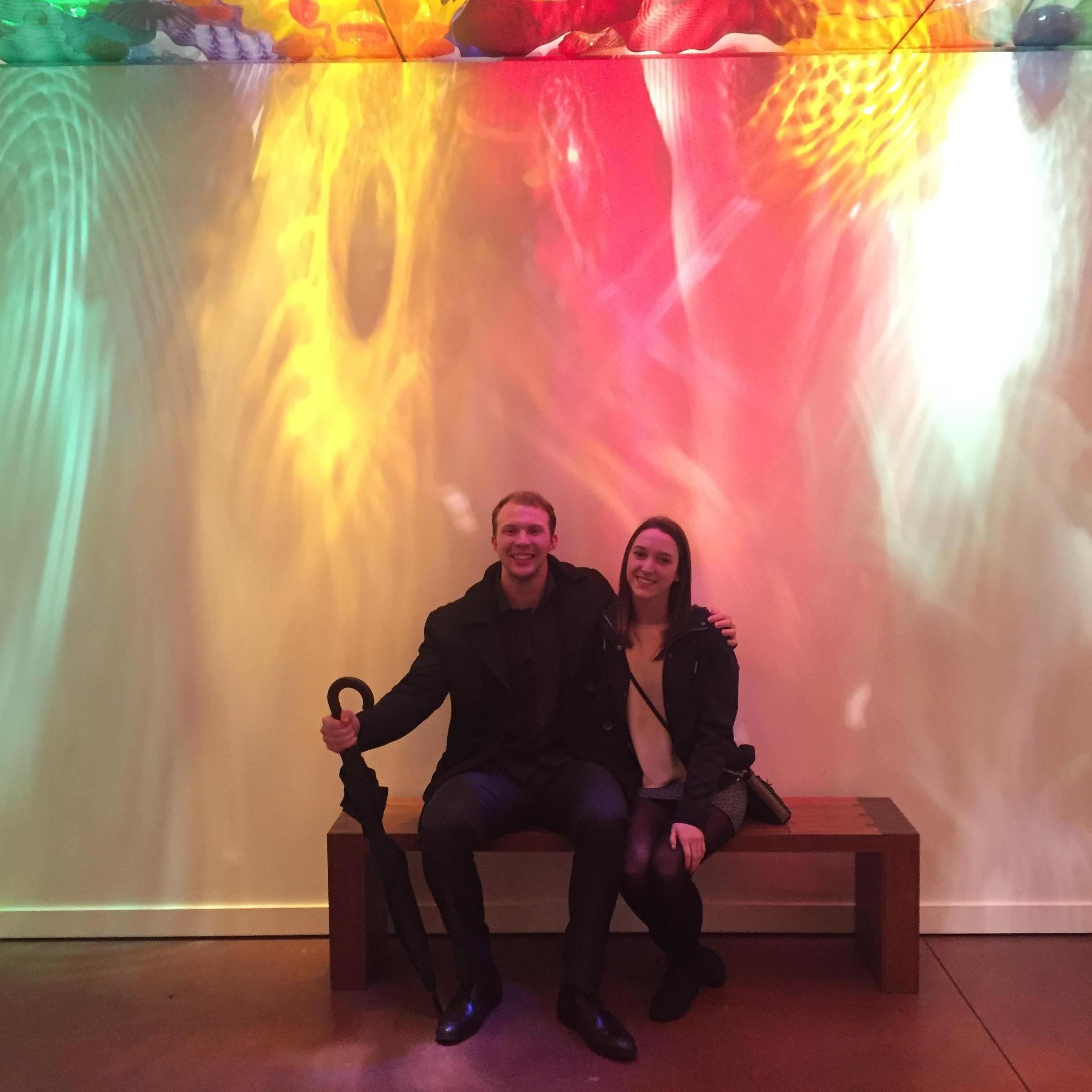Our first date on January 23rd, 2016 in Seattle. We got to see amazing artwork, eat tiramisu, enjoy a night laughing at the comedy club, and got to top it off with a good old parking ticket.