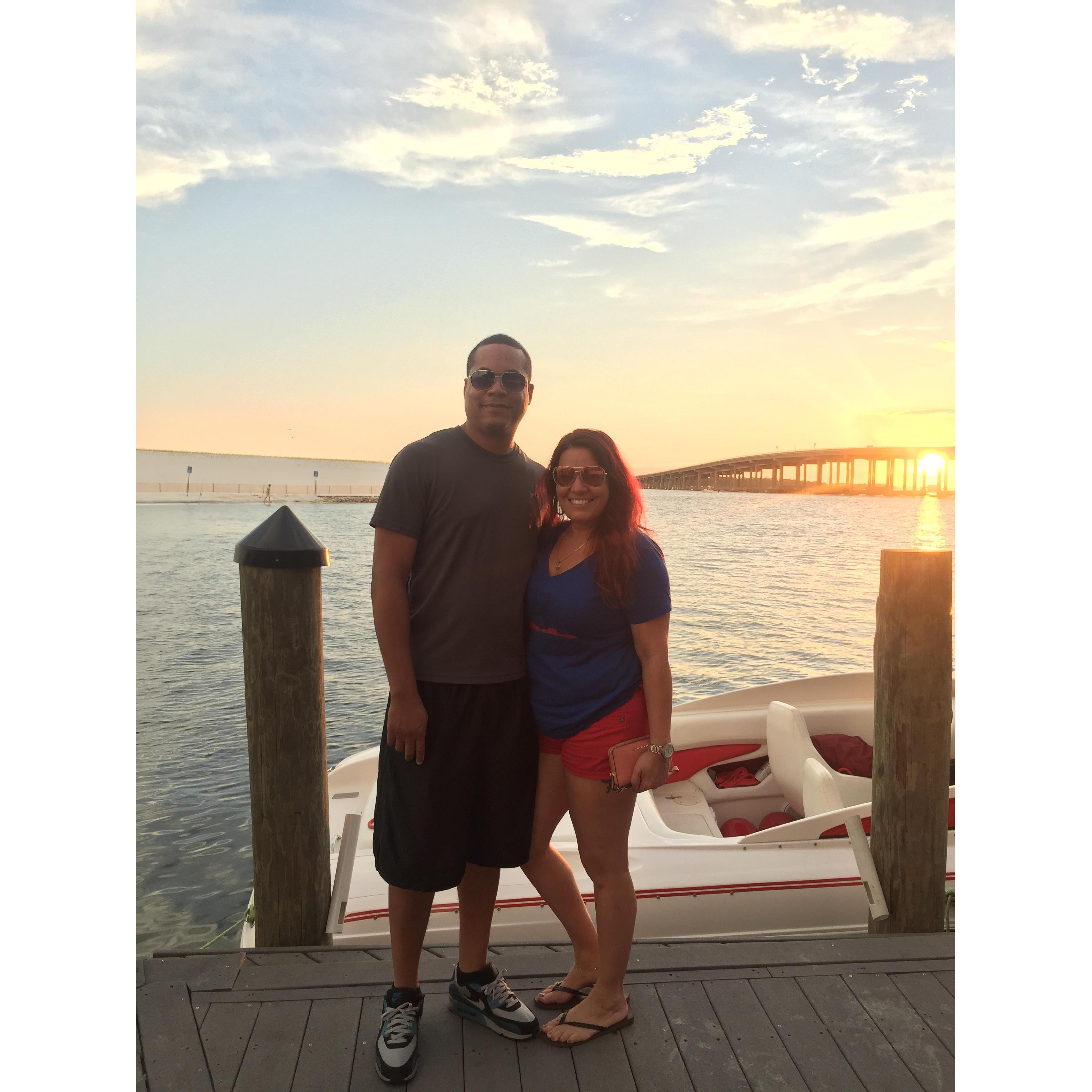 When we had to run from a Hurricane and ended up in Florida on a mini vacation 😎