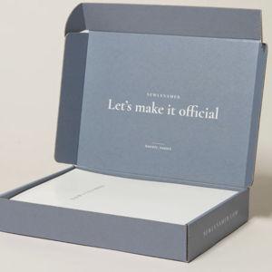 NewlyNamed Box | Personalized Name Change Kit | Blue